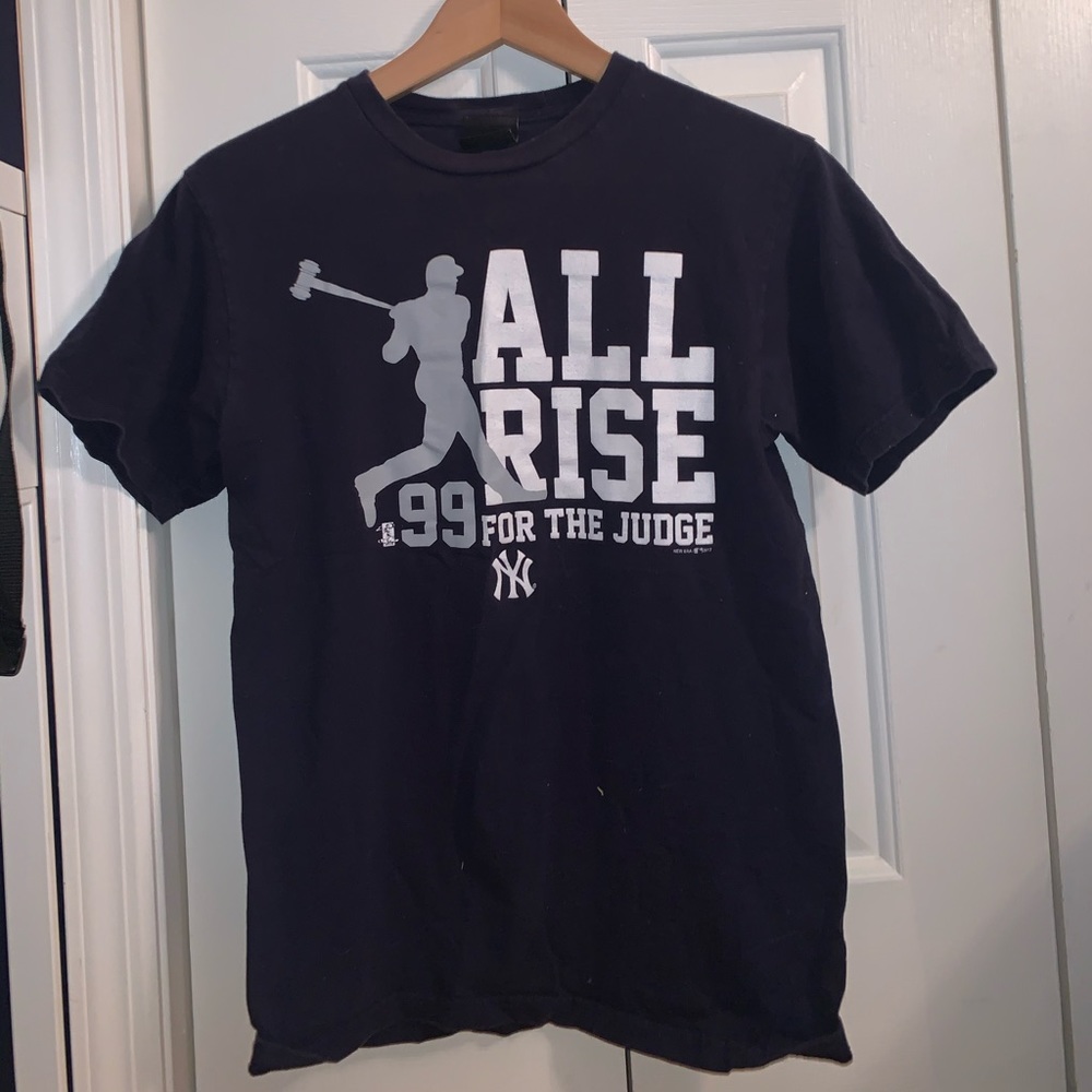 aaron judge yankees tee shirt